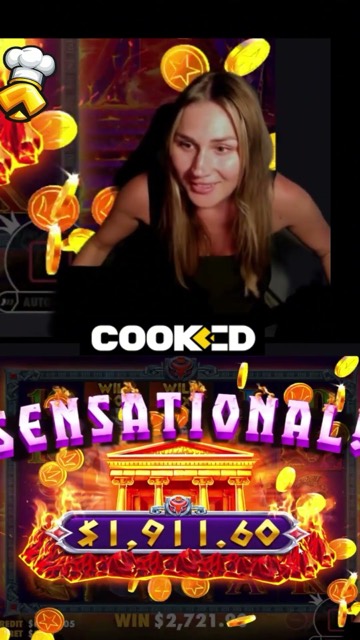 BoltOnBarbie on cam beside a sensational win screen showing the payout